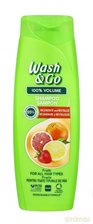 Wash&Go Fruits Szampon regenerujący i rewitalizujący 360ml
