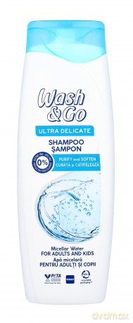 Wash&Go Micellar Water Szampon dla dorosłych i dzieci 360ml