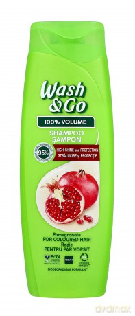 Wash&Go Pomegranate Szampon do włosów farbowanych 360ml