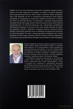 Inne idee awangardy. Wspólnota, wolność, autorytet - Grzegorz Stabiński [KSIĄŻKA]