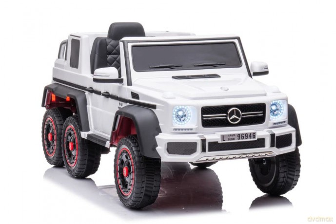 Auto na akumulator Mercedes Benz G636x6 Biały 9813