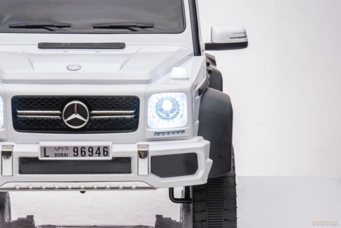 Auto na akumulator Mercedes Benz G636x6 Biały 9813