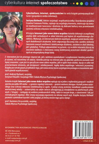 Internet jako dobro wspólne - Justyna Hofmokl [KSIĄŻKA]