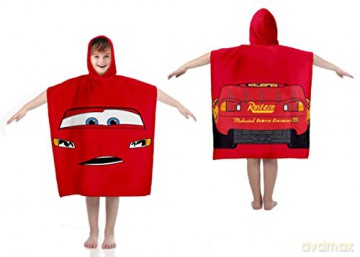 CARS Poncho drukowane 55x110cm