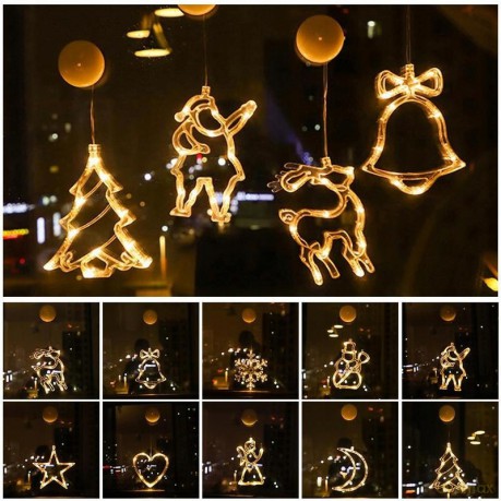 Dekoracja w okno świecąca led 22x22cm (na baterie)- bałwan NT2461