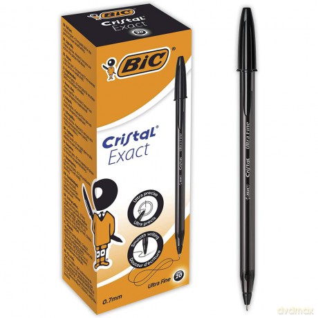 Dł.Bic Cristal Exact Czarny A/20