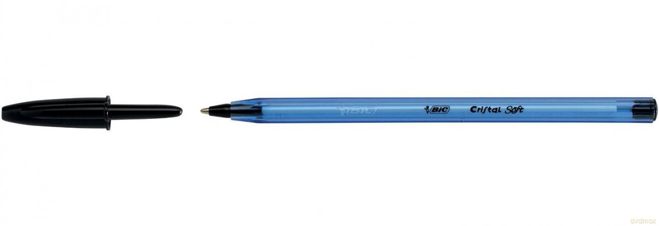Długopis BIC cristal soft czarny