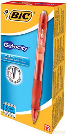 Długopis Bic Velocity Gel Clic Czerw.A12