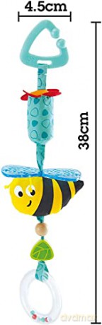 E0022A HAPE Grzechotka do wózka z trzmielem