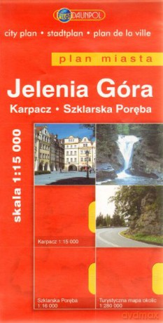 Jelenia Góra. Karpacz. Szklarska Poręba. Plan miasta w skali 1:15 000 [KSIĄŻKA]
