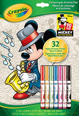 Kolorowa Crayola + pisaki 7kol