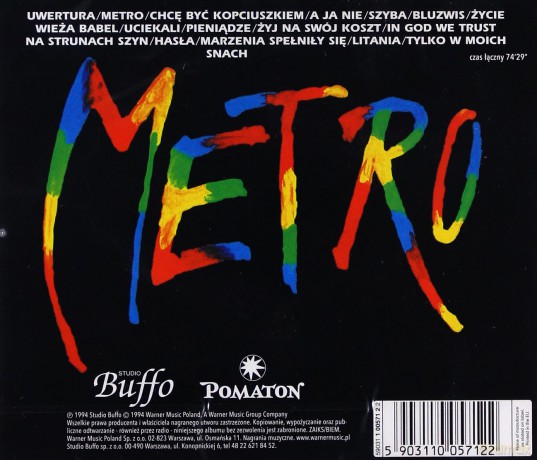 Metro: Metro [CD]