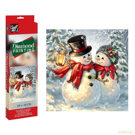 Malowanie diamentami XMASS 30x30cm
