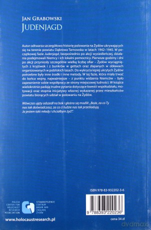 Judenjagd. Polowanie na Żydów 1942-1945. Studium dziejów pewnego powiatu - Jan Grabowski [KSIĄŻKA]