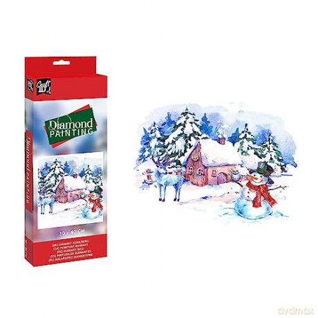 Malowanie diamentami XMASS 30x40cm