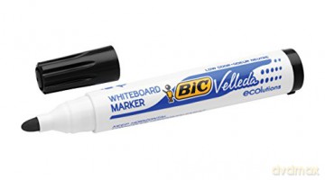 Marker Such.Bic Velleda Czarny Okrń