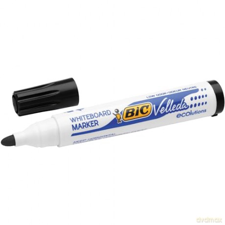 Marker Such.Bic Velleda Czarny Okrń
