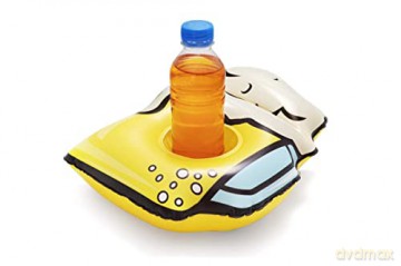 Nadmuchiwane uchwyty na napojeSummer Sips Cup Holders, dwa wzory w 34132