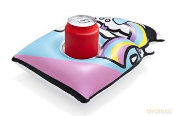 Nadmuchiwane uchwyty na napojeSummer Sips Cup Holders, dwa wzory w 34132
