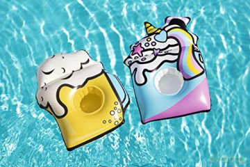 Nadmuchiwane uchwyty na napojeSummer Sips Cup Holders, dwa wzory w 34132