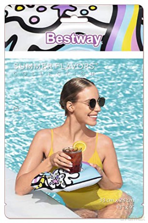 Nadmuchiwane uchwyty na napojeSummer Sips Cup Holders, dwa wzory w 34132