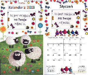 Kalendarz ścienny ze zdjęciem 2013. Marzipan [KSIĄŻKA]
