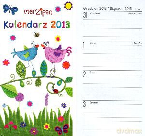 Kalendarzyk do torebki Ptaszki 2013. Marzipan [KSIĄŻKA]