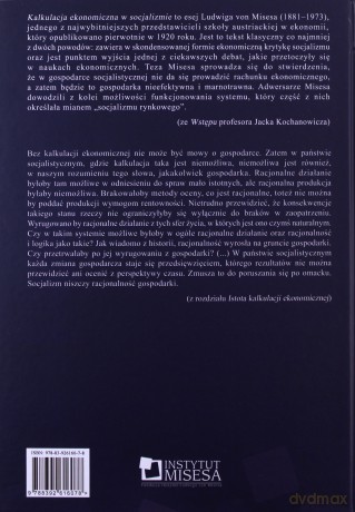 Kalkulacja ekonomiczna w socjalizmie - Ludwig von Mises [KSIĄŻKA]