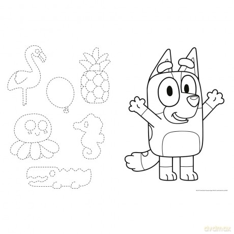Puzzle Giant 15 el. Przygoda z Bluey