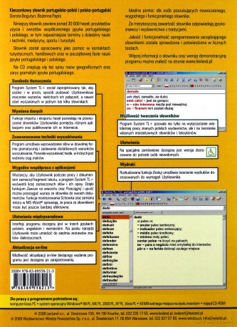 Kieszonkowy słownik portugalsko-polski i polsko-portugalski (wydanie 1) [CD-ROM]