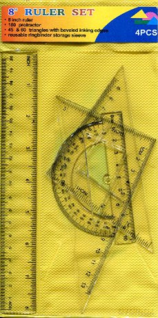 Komplet geometryczny Y02 4 el. [KSIĄŻKA]