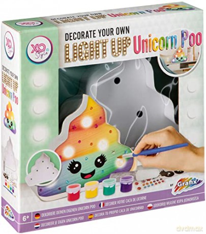 Zestaw do dekoracji Light Up Unicorn Poo