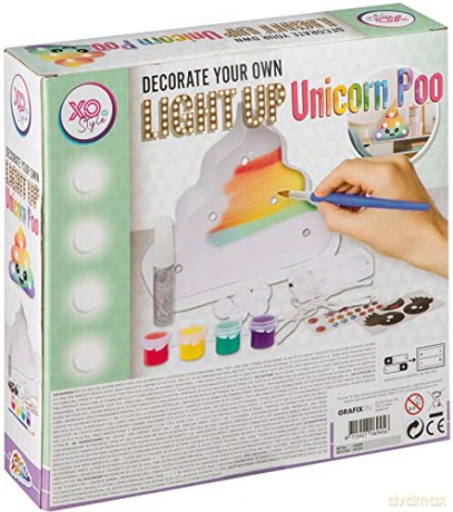 Zestaw do dekoracji Light Up Unicorn Poo