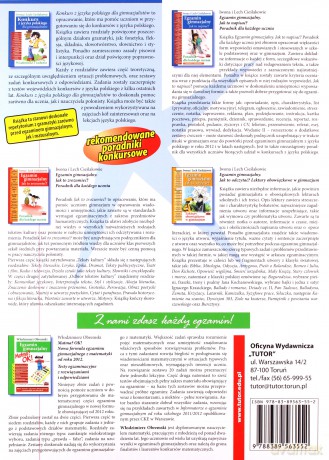 Konkurs z języka polskiego dla gimnazjalistów. Wiadomości i zadania - Iwona Cieślak, Lech Cieślak [KSIĄŻKA]