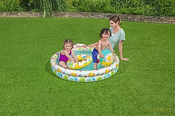 Zestaw Play, basen: 112cm (po napompowaniu 122x20cm) 2 pierścienie, 51124