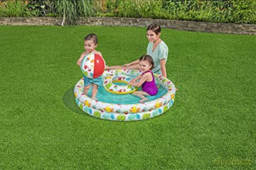 Zestaw Play, basen: 112cm (po napompowaniu 122x20cm) 2 pierścienie, 51124