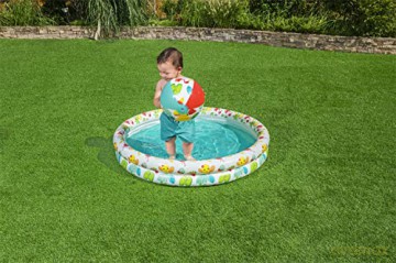 Zestaw Play, basen: 112cm (po napompowaniu 122x20cm) 2 pierścienie, 51124