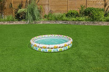 Zestaw Play, basen: 112cm (po napompowaniu 122x20cm) 2 pierścienie, 51124