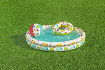 Zestaw Play, basen: 112cm (po napompowaniu 122x20cm) 2 pierścienie, 51124