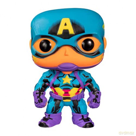 FUNKO POP Marvel:Black Light-Capt. America [FIGURKA]