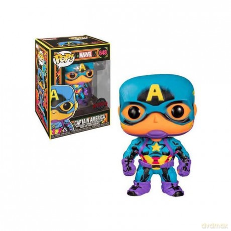 FUNKO POP Marvel:Black Light-Capt. America [FIGURKA]