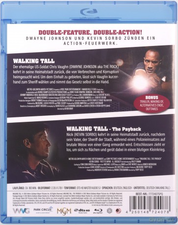 Walking Tall / Walking Tall - The Payback (Z podniesionym czołem / Z podniesionym czołem 2: Odwet) [2xBlu-Ray]