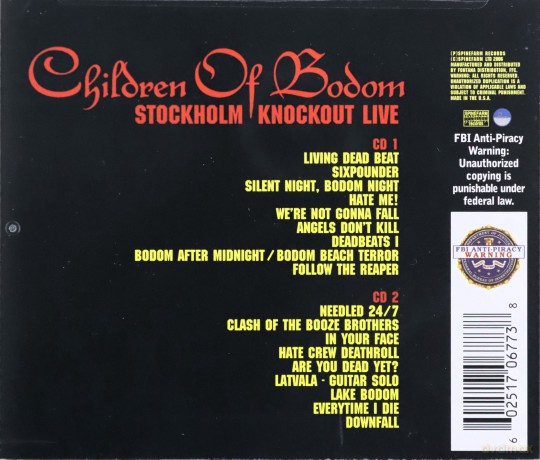 Children Of Bodom: Stockholm Knockout Live [2CD]
