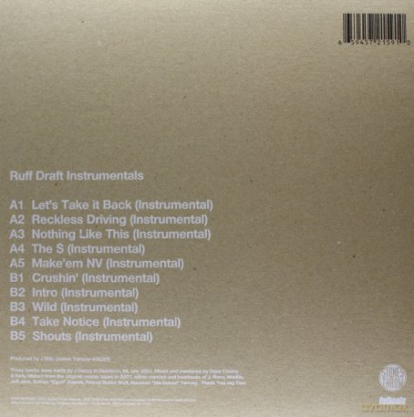 J Dilla: Ruff Draft Instrumentals [Winyl]