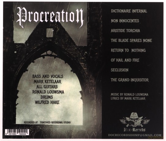 Procreation: The Grand Inquisitor [CD]
