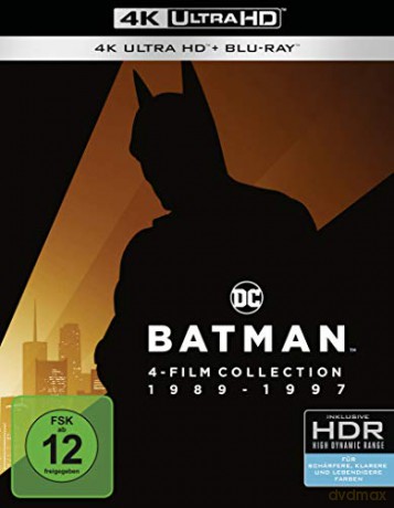 Batman / Powrót Batmana / Batman Forever / Batman i Robin [4xBlu-Ray 4K]+[4xBlu-Ray]