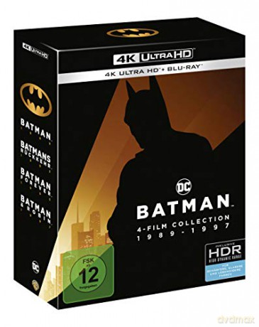 Batman / Powrót Batmana / Batman Forever / Batman i Robin [4xBlu-Ray 4K]+[4xBlu-Ray]