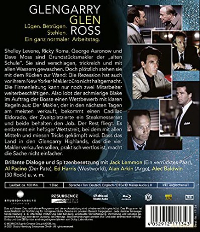 Glengarry Glen Ross [Blu-Ray]