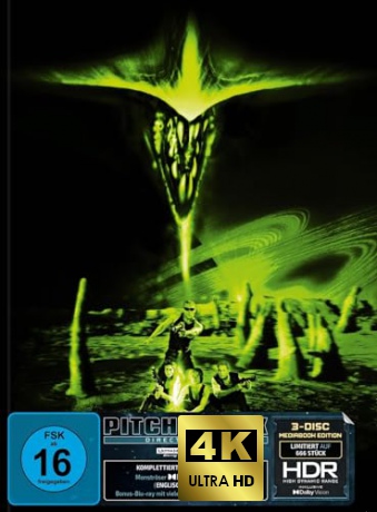 Pitch Black (Mediabook) [Blu-Ray 4K]+[Blu-Ray]
