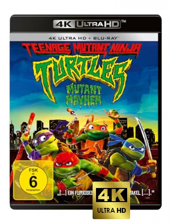 Teenage Mutant Ninja Turtles: Mutant Mayhem (Wojownicze Żółwie Ninja: Zmutowany chaos) [Blu-Ray 4K]+[Blu-Ray]